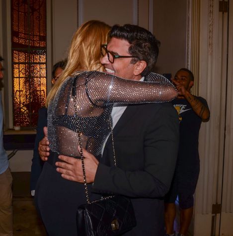 Ana Hickmann e Edu Guedes posam juntos em evento / Araujo/Agnews
