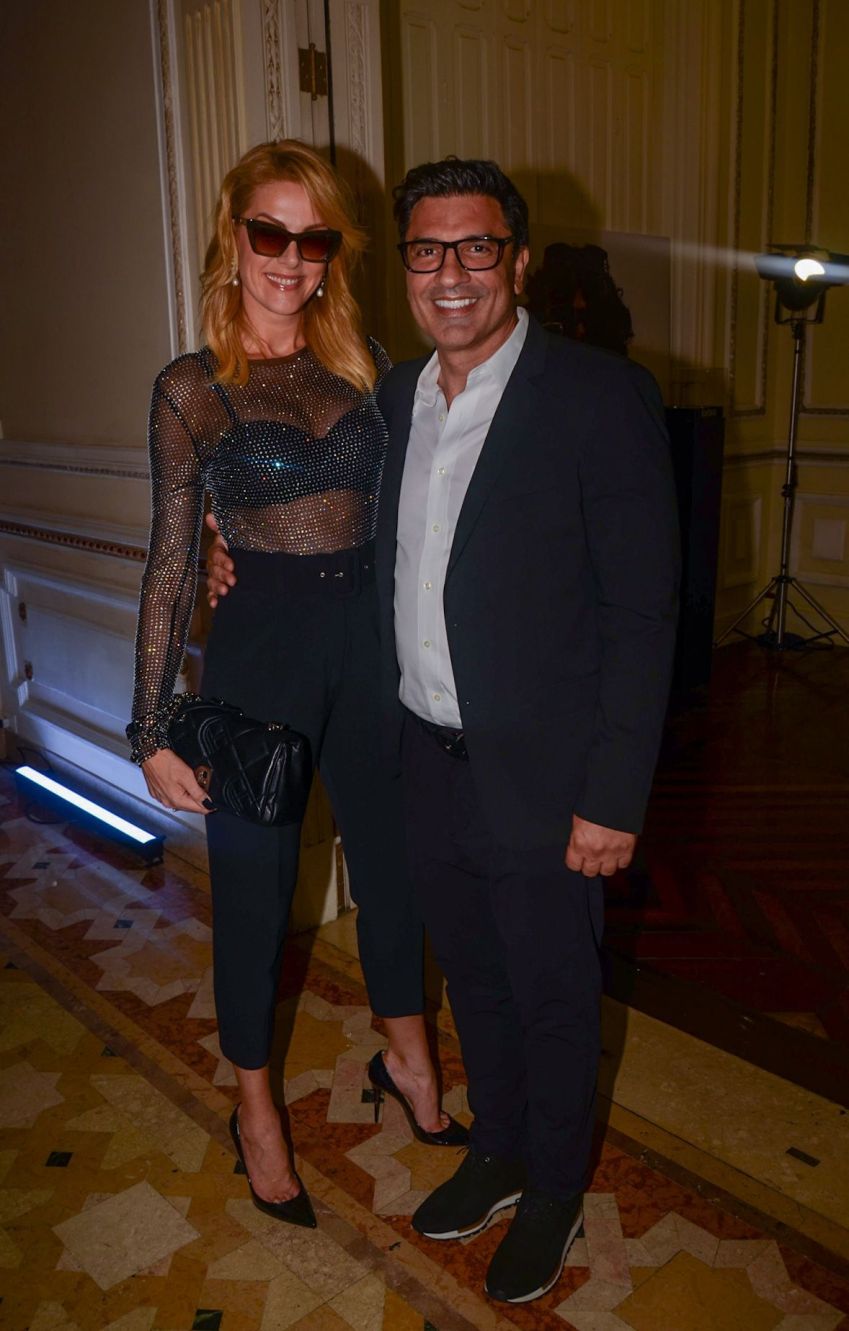 Ana Hickmann e Edu Guedes posam juntos em evento / Araujo/Agnews