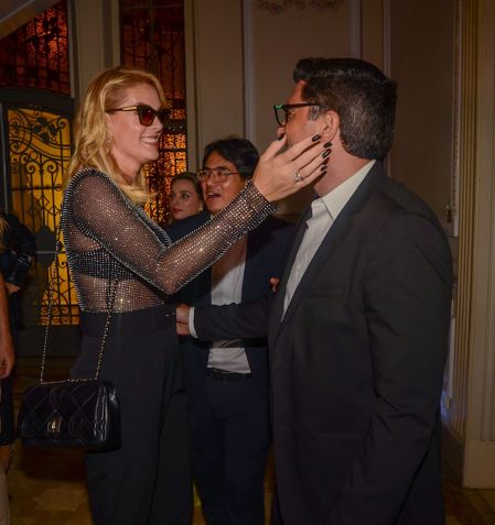 Ana Hickmann e Edu Guedes posam juntos em evento / Araujo/Agnews
