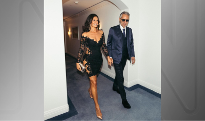 Andrea Bocelli e mulher dele, Veronica Berti