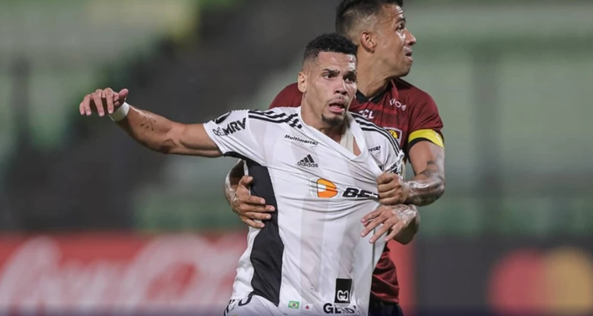 Atlético-MG sofreu para criar chances de gol contra o Carabobo, no duelo de ida em 2023
