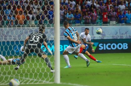 Jogo entre Bahia e Grêmio, pelo Campeonato Brasileiro