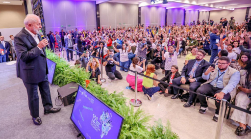 Lula participou da 12ª Conferência Nacional dos Direitos da Criança e do Adolescente, em Brasília