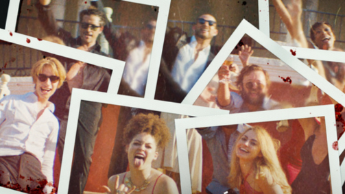 Cartaz do filme de terror psicológico "Pisque Duas Vezes"