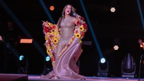 Claudia Leitte gravou &quot;Intemporal&quot;, seu novo DVD, na noite de terça-feira (9)