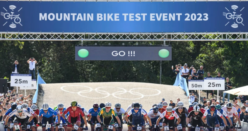 Colina de Elancourt á recebeu evento-teste de mountain bike / Paris 2024
