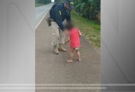 Criança é resgatada andando sozinha em rodovia de Goiás