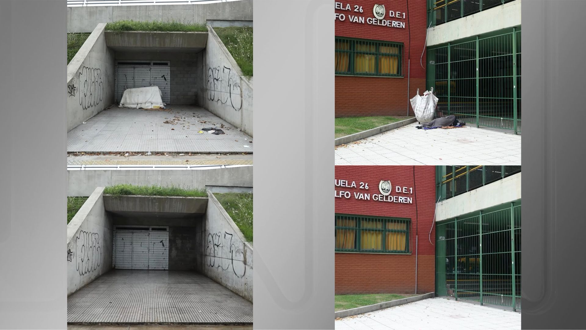 "Antes e depois" de remoção de moradores de rua em Buenos Aires divulgado pela prefeitura