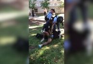 Vídeo mostra policiais usando arma de choque em protesto pró-Palestina nos EUA