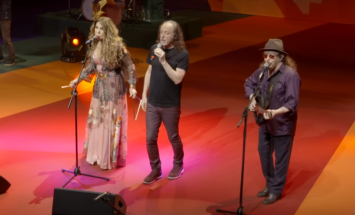 Elba Ramalho, Geraldo Azevedo e Alceu Valença na turnê "O Grande Encontro"