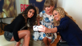 Eliana entrevistou Paula Fernandes e Taylor Swift em 2012, quando a cantora americana esteve no Brasil pela primeira vez
