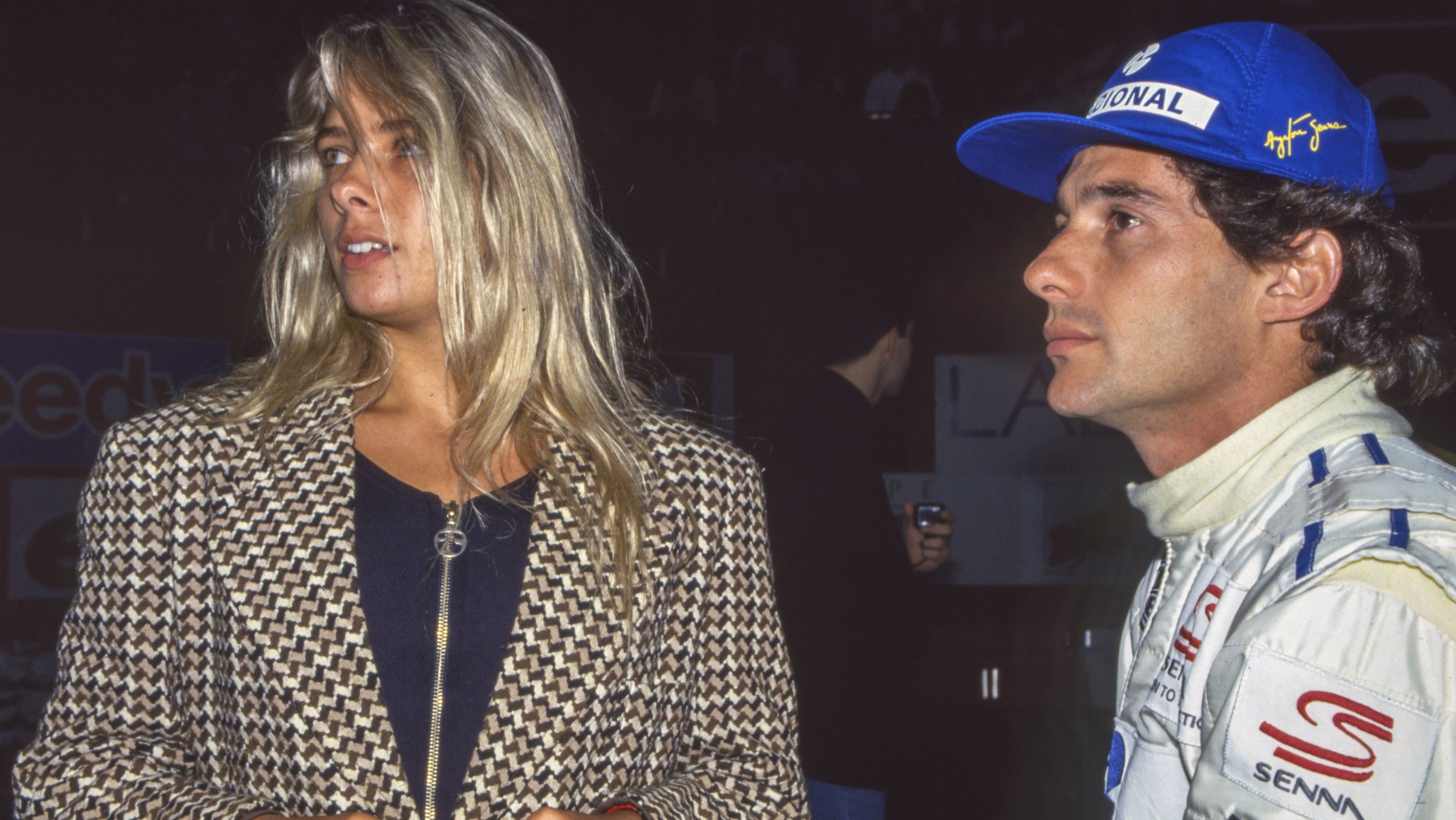 Casal foi fotografado em torneio de Kart, na França, em 1993