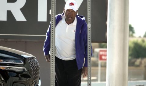 OJ Simpson é visto em 12 de novembro de 2023 em Las Vegas, Nevada.