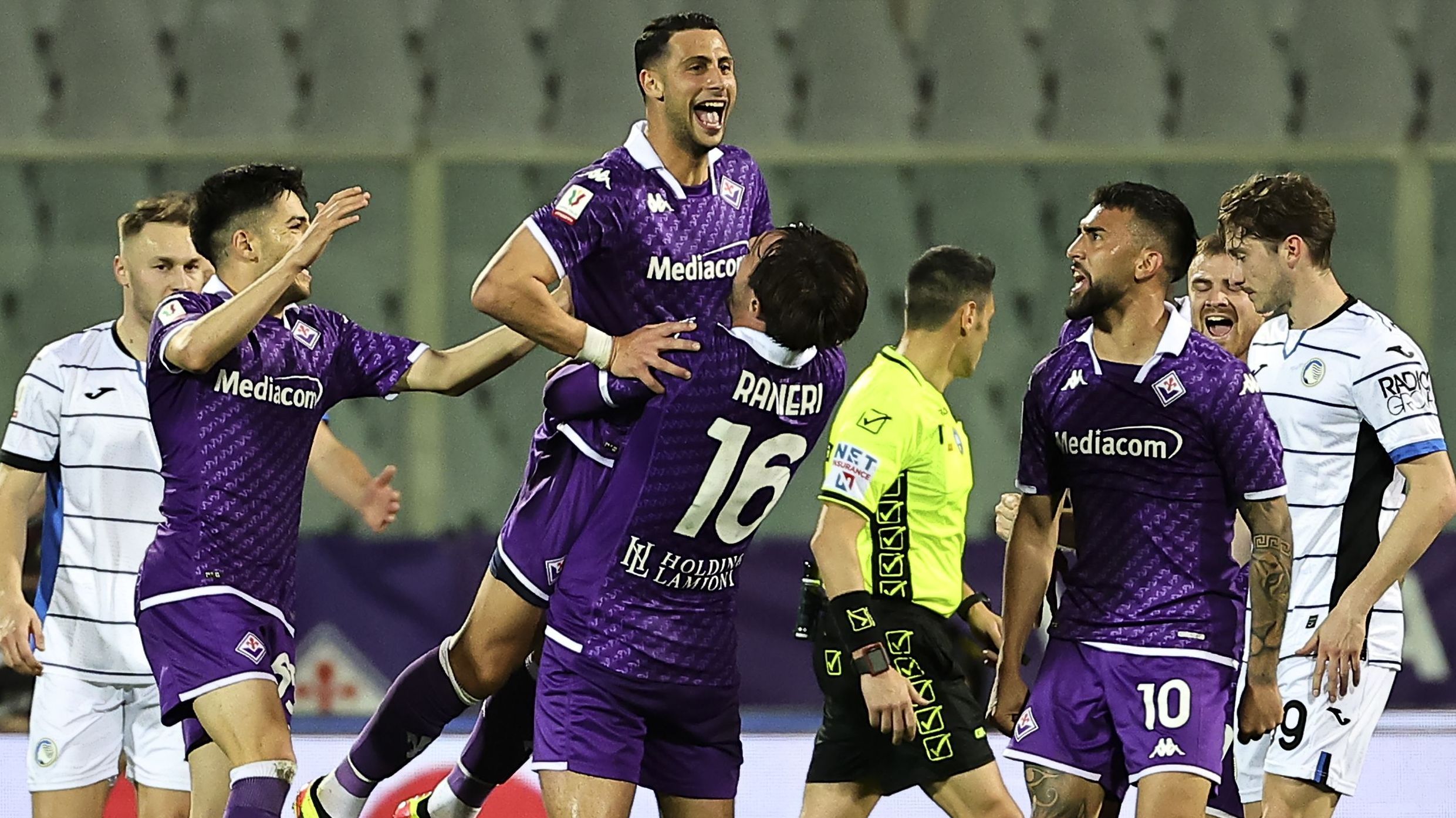 Fiorentina e Atalanta decidem uma vaga na final da Copa da Itália