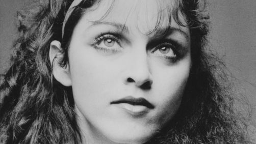 Madonna posa em estúdio em 1978 em Nova York