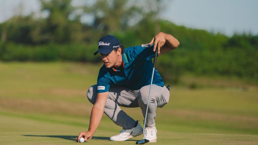 O brasileiro Rafael Becker está classificado para a final do 69º ECP Brazil Open / Patrick Soares/CBGolfe