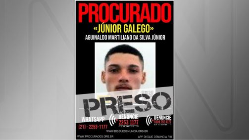 Galego foi preso em Realengo, na zona oeste da capital fluminense
