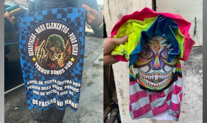 Camisetas de grupos de bate-bolas do Rio de Janeiro