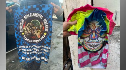 Camisetas de grupos de bate-bolas do Rio de Janeiro
