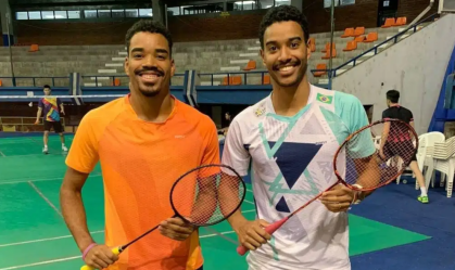 Irmãos são atletas do badminton