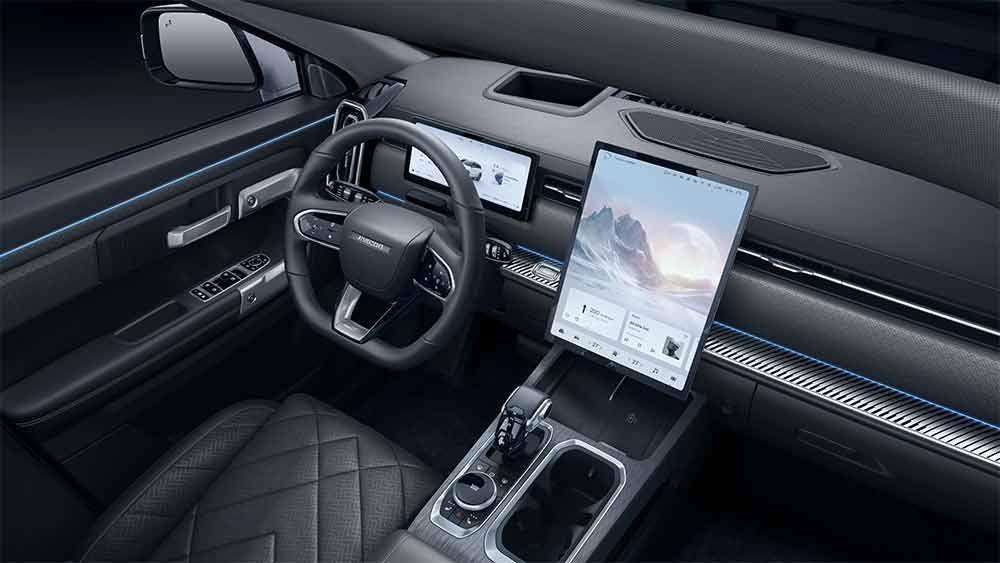 Jaecoo 7: SUV tem interior luxuoso /
