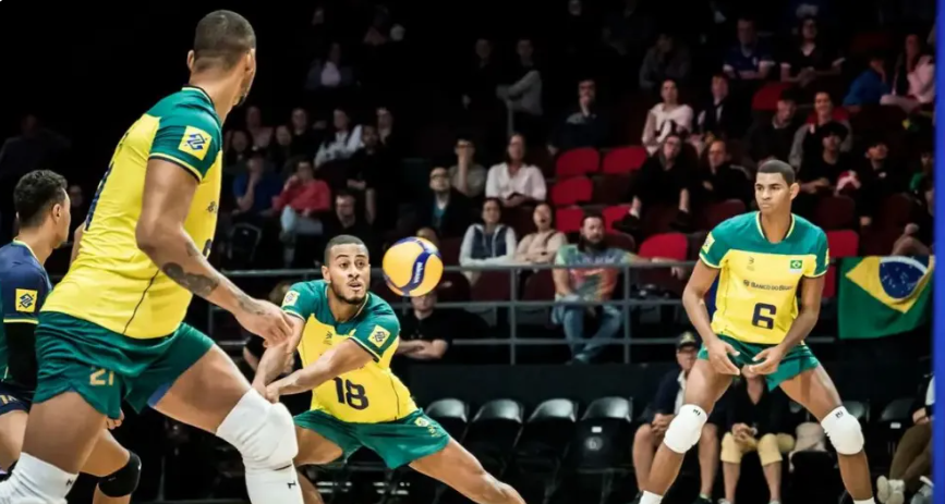 Jogo da Seleãção Brasilei de Vôlei