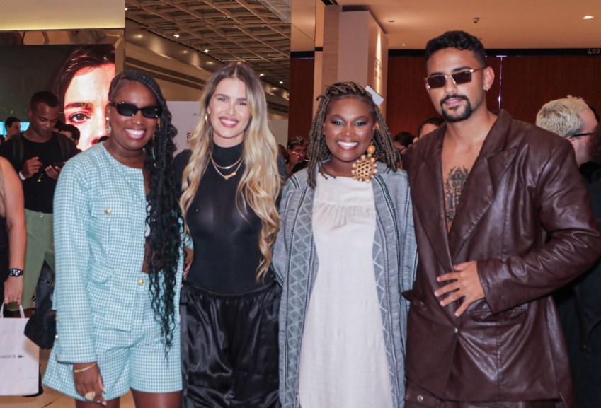 Leidy Elin, Yasmin Brunet, Raquele e Pizane se reencontram na SPFW / Van Campos/Agnews