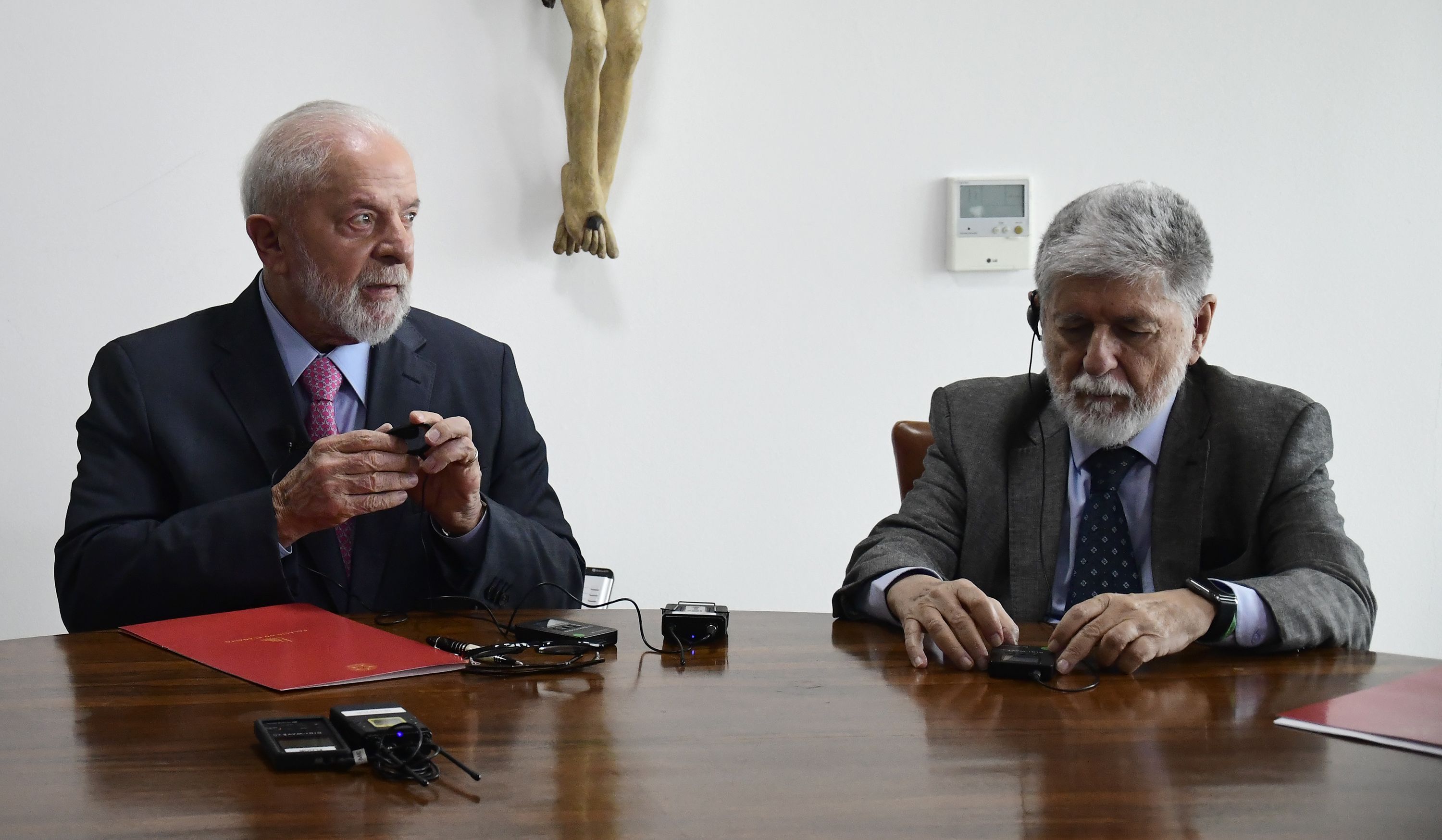 Lula e Celso Amorim