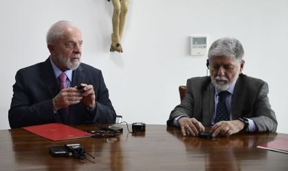 Lula e Celso Amorim
