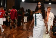 "Estar aqui é viver a minha expressão", diz Majur após desfile na SPFW