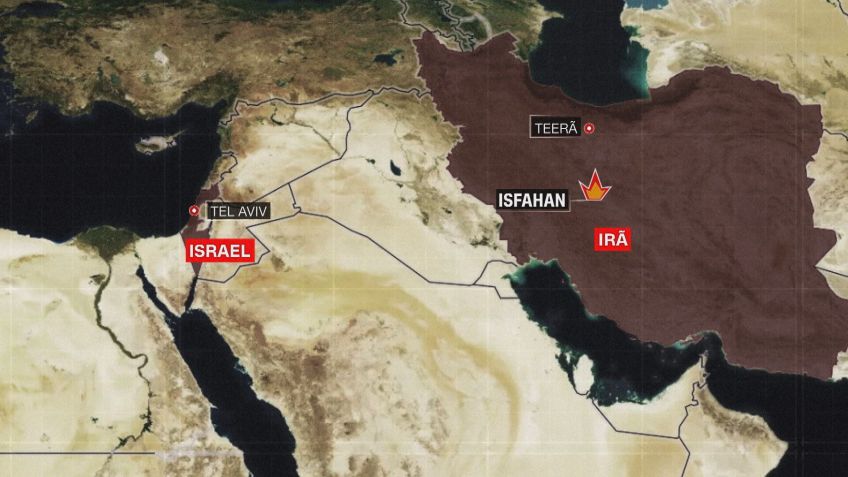 Fontes dos EUA confirmaram que Israel realizou um ataque na província de Isfahan, a cerca de 350 quilômetros da capital do Irã, Teerã / CNN