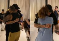 BBB24: Pitel e Rodriguinho fazem surpresa para MC Bin Laden; veja reencontro