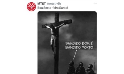 MTST diz que publicação sobre Sexta-Feira Santa foi "inapropriada" e apaga mensagem