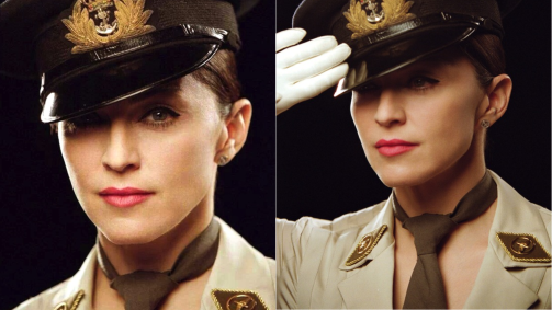 Madonna no videoclipe de American Life