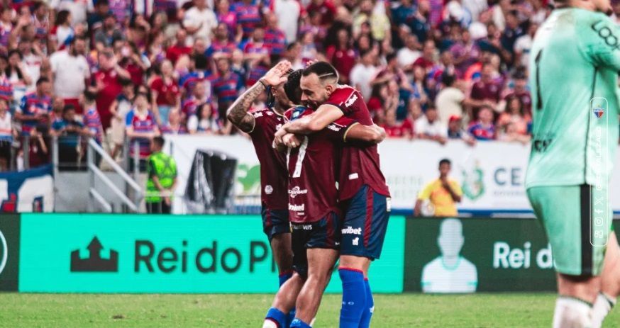 Marinho marcou um dos gols do Fortaleza