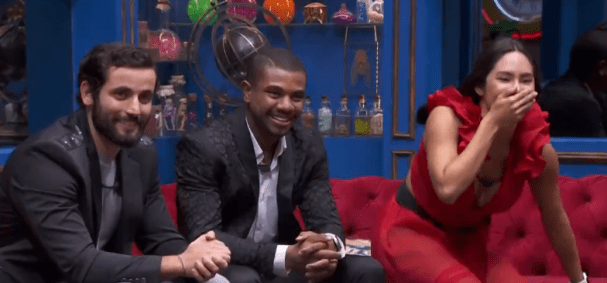 Matteus, Davi e Isabelle na final do BBB 24
