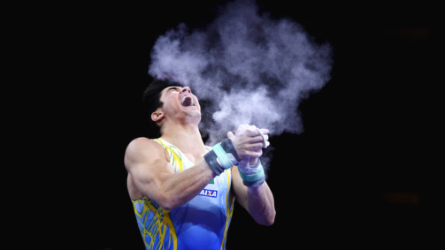 Ginasta brasileiro Arthur Nory