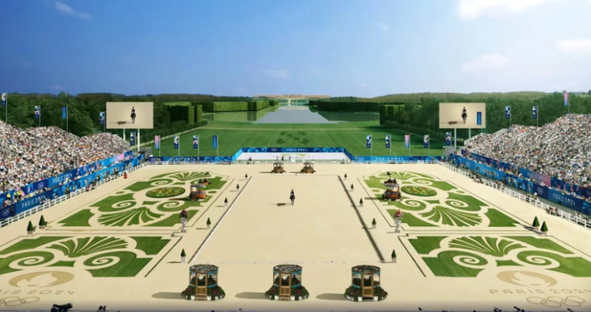 Palácio de Versalhes vai receber o hipismo durante os Jogos Olímpicos de Paris / Paris 2024
