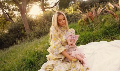 Paris Hilton e a filha, London