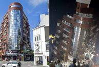 Veja o antes e o depois de prédios atingidos pelo terremoto em Taiwan
