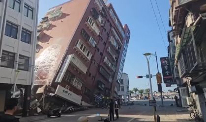 Terremoto mais forte em 25 anos em Taiwan deixa nove mortos e mais de 800 feridos