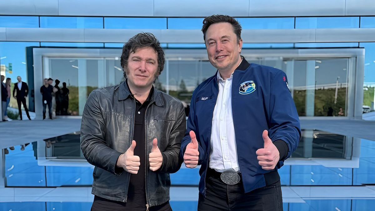 Presidente da Argentina, Javier Milei, se encontra com bilionário Elon Musk nos EUA (1)
