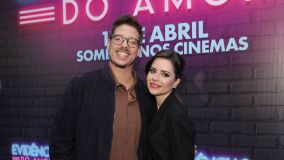 Sandy e Fabio Porchat na pré-estreia de &quot;Evidências do Amor&quot;