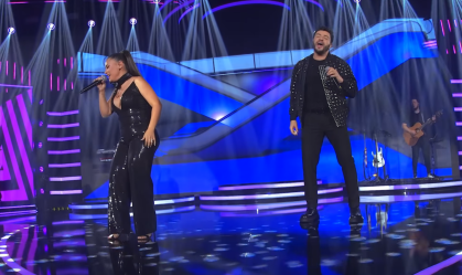 Simone Mendes e Thiago Carvalho no vídeo da música "Beijoqueira"