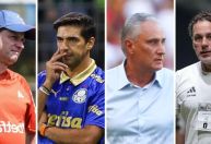 Campeões, trabalhos longevos e estrangeiros: raio-x dos técnicos do Brasileirão