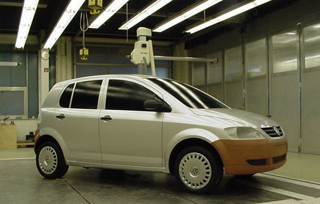 Protótipo do carro que seria lançado posteriormente como Fox / Arquivo VW