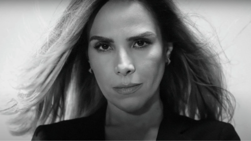 Wanessa Camargo no visualizer da música "Caça Like", lançada na noite desta terça-feira (16), horas antes da final do BBB 24