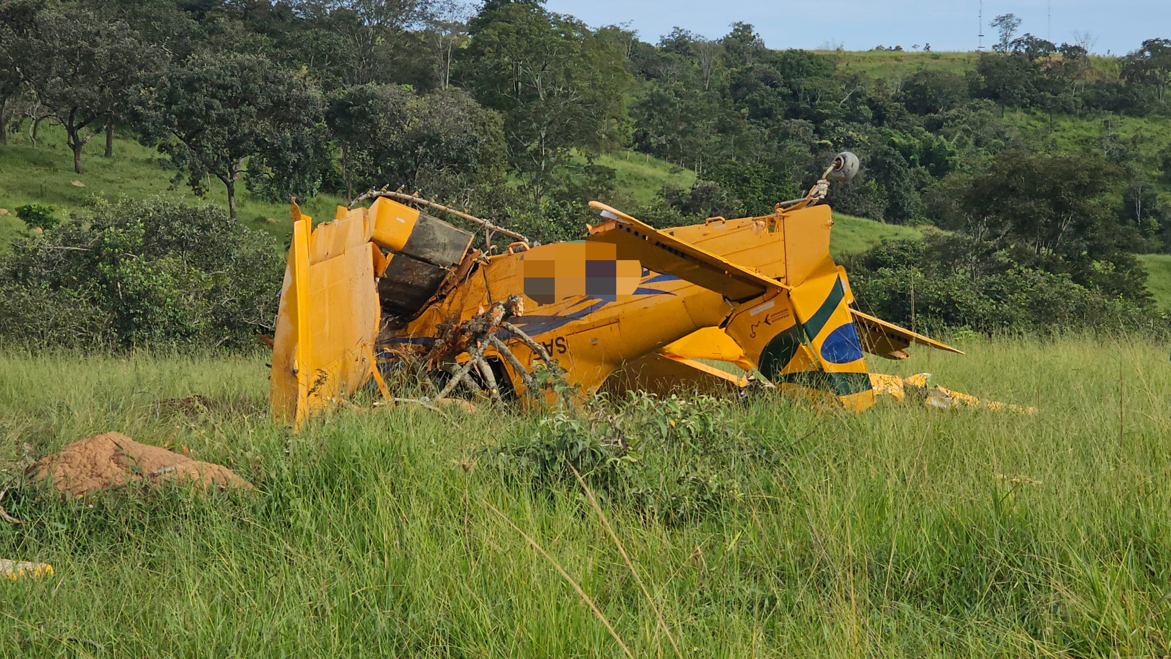 Pouso de emergência ocorreu às margens de uma rodovia em Catalão (GO)
