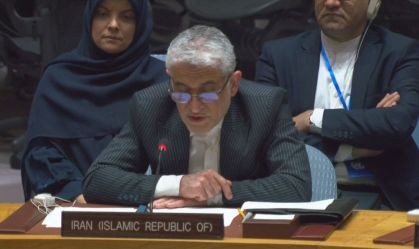 Imagem de destaque do post: Se EUA lançarem operações contra o Irã, será usado direito de resposta, diz embaixador iraniano na ONU