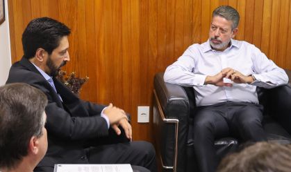Ricardo Nunes e Arthur Lira